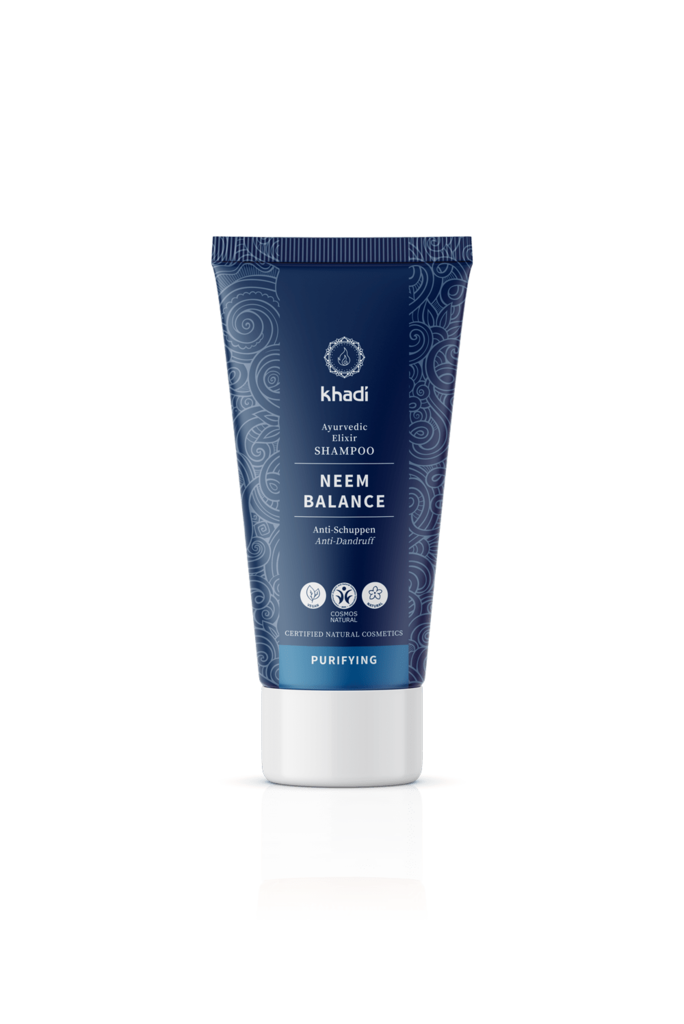 Khadi elixír ŠAMPÓN NEEM BALANCE, 30 ml - cestovné balenie