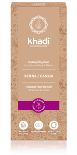 Khadi rastlinná farba na vlasy BEZFAREBNÁ SENNA/CASSIA