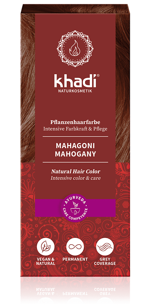 Khadi rastlinná farba na vlasy MAHAGÓNOVÁ