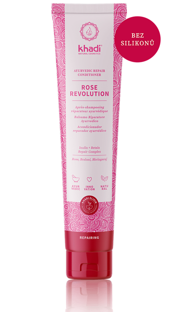 Khadi elixír KONDICIONÉR RUŽA REVOLUTION - reparačný, 200 ml