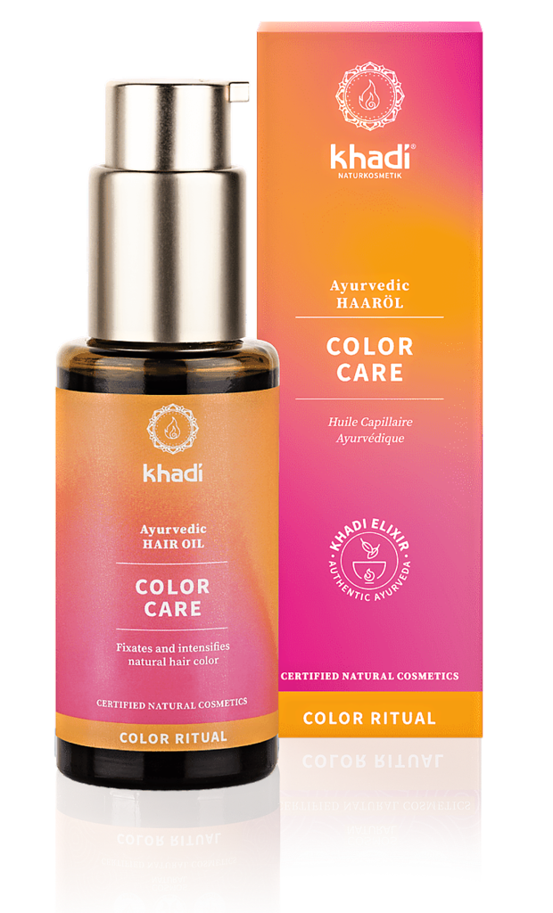Khadi vlasový olej COLOR CARE - STAROSTLIVOSŤ O FARBU, 50 ml