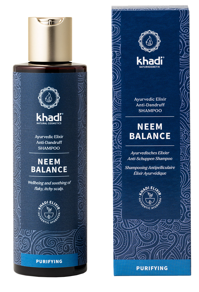 Khadi elixír ŠAMPÓN NEEM BALANCE, 200 ml