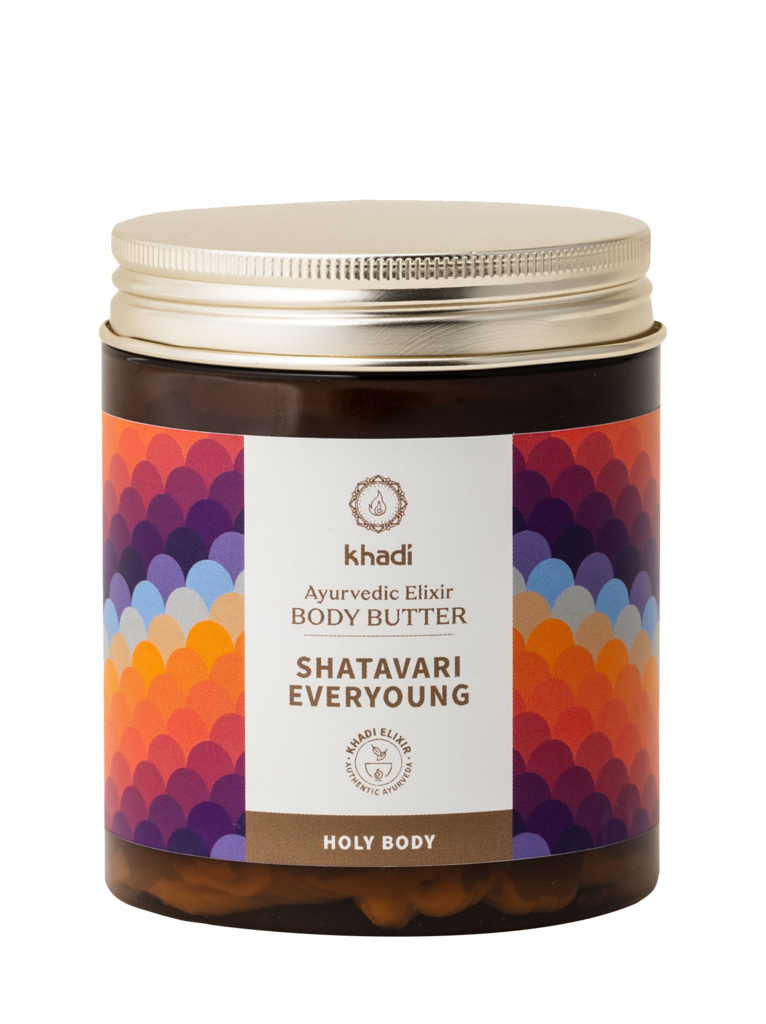 Khadi elixírové telové maslo Shatavari Everyoung - večná mladosť, 250 ml 