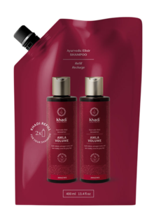 Khadi elixír ŠAMPÓN AMLA OBJEM REFILL, 400 ml - náhradná náplň