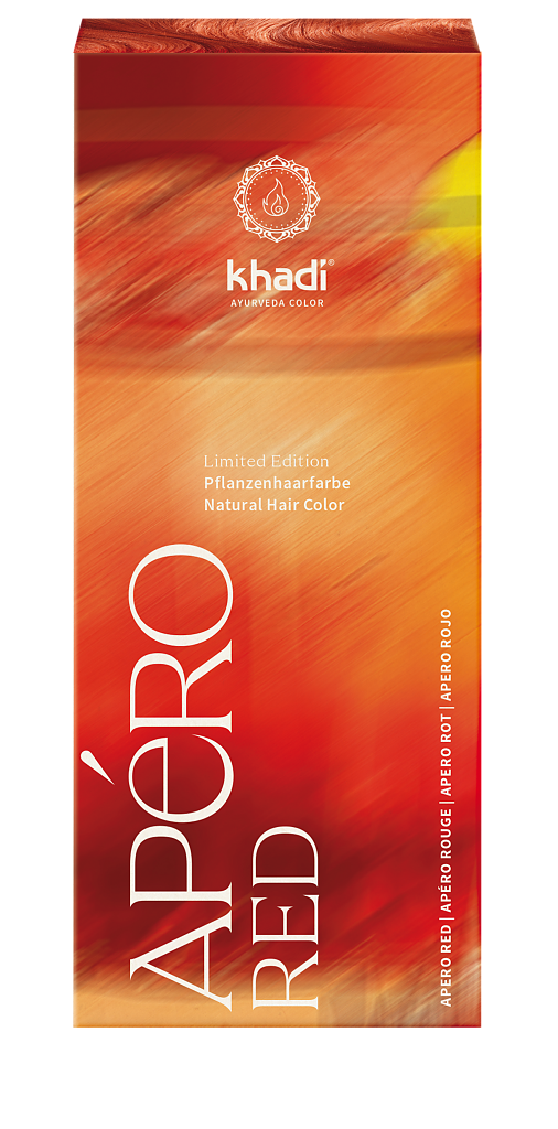 Khadi rastlinná farba na vlasy APÉRO RED - APÉRO ČERVENÁ