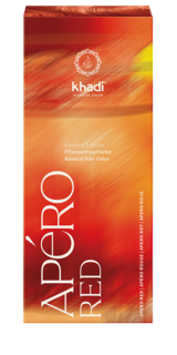 Khadi rastlinná farba na vlasy APÉRO RED - APÉRO ČERVENÁ