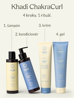 Khadi ajurvédsky kondicionér na kučeravé vlasy CHAKRA CURL, 200 ml